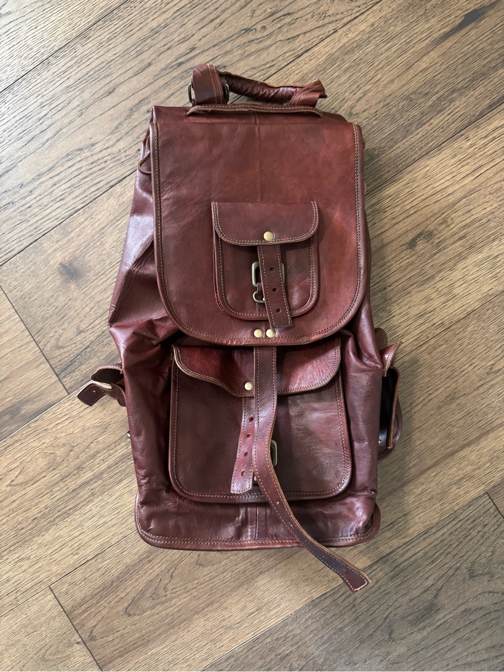 Leather Backpack- Full Grain Goat Leather